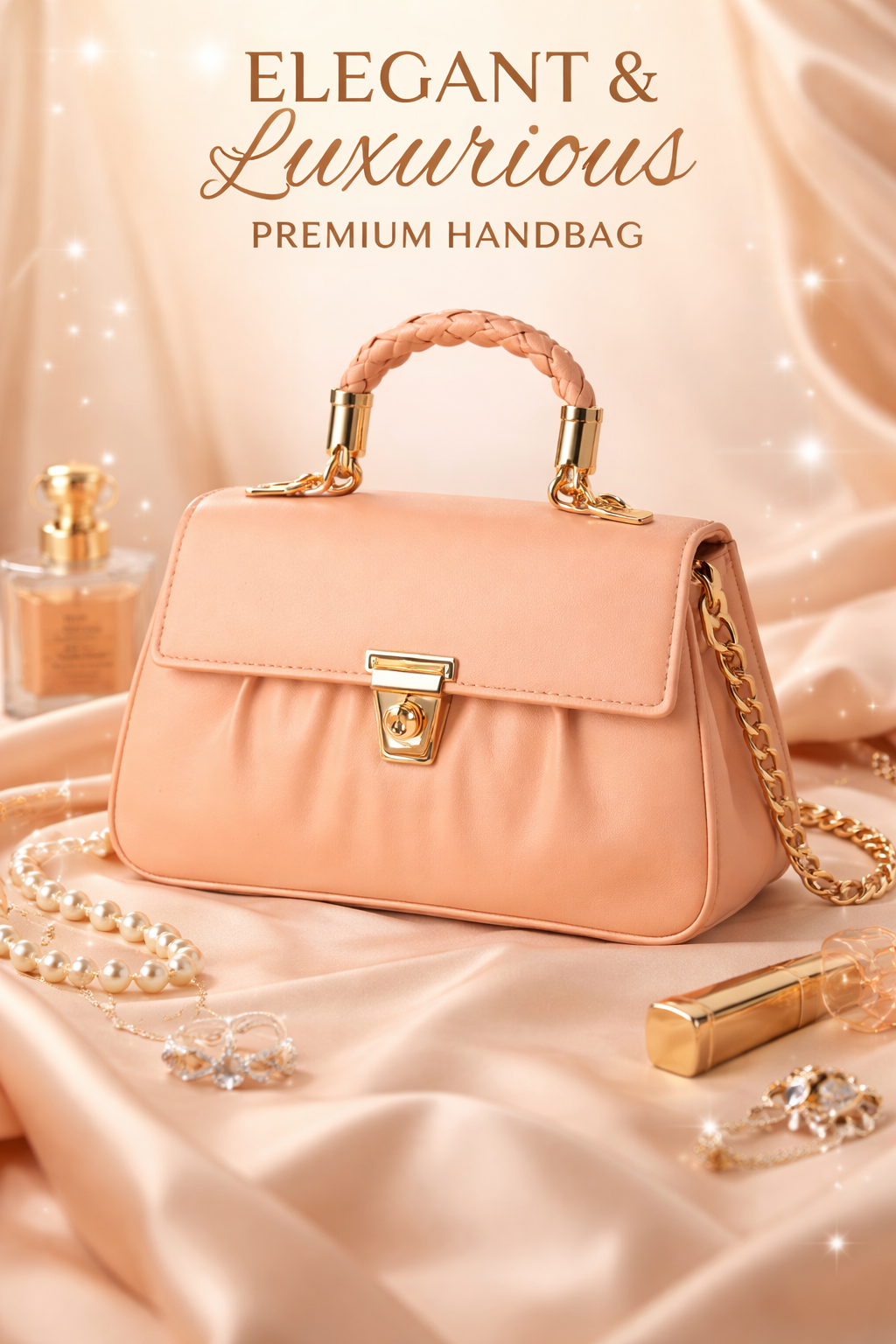 Ivory Luxe Elegance Handbag – Timeless Sophistication Redefined