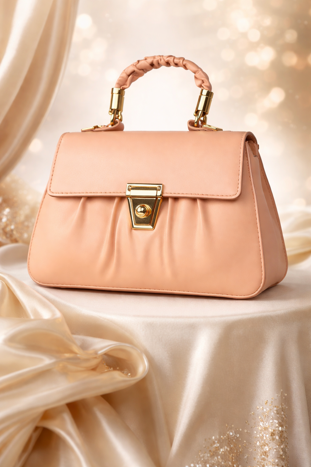 Ivory Luxe Elegance Handbag – Timeless Sophistication Redefined