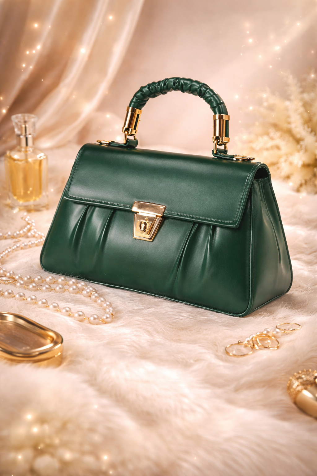 Ivory Luxe Elegance Handbag – Timeless Sophistication Redefined