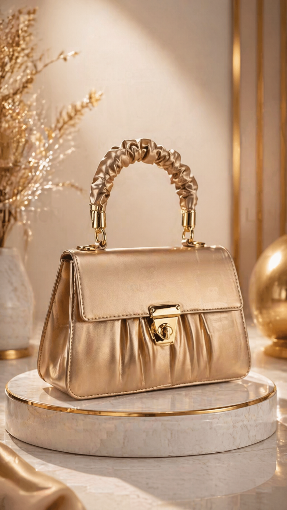 Ivory Luxe Elegance Handbag – Timeless Sophistication Redefined