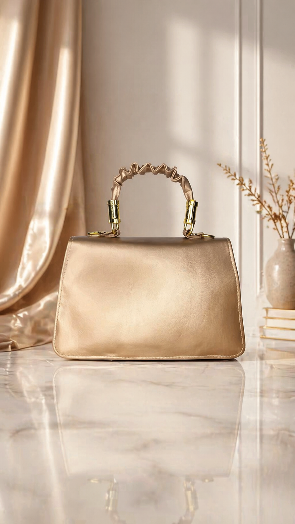 Ivory Luxe Elegance Handbag – Timeless Sophistication Redefined