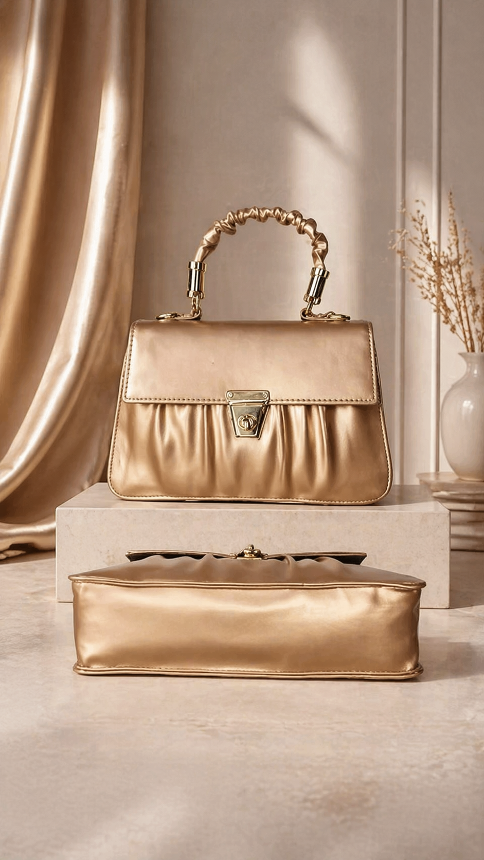 Ivory Luxe Elegance Handbag – Timeless Sophistication Redefined