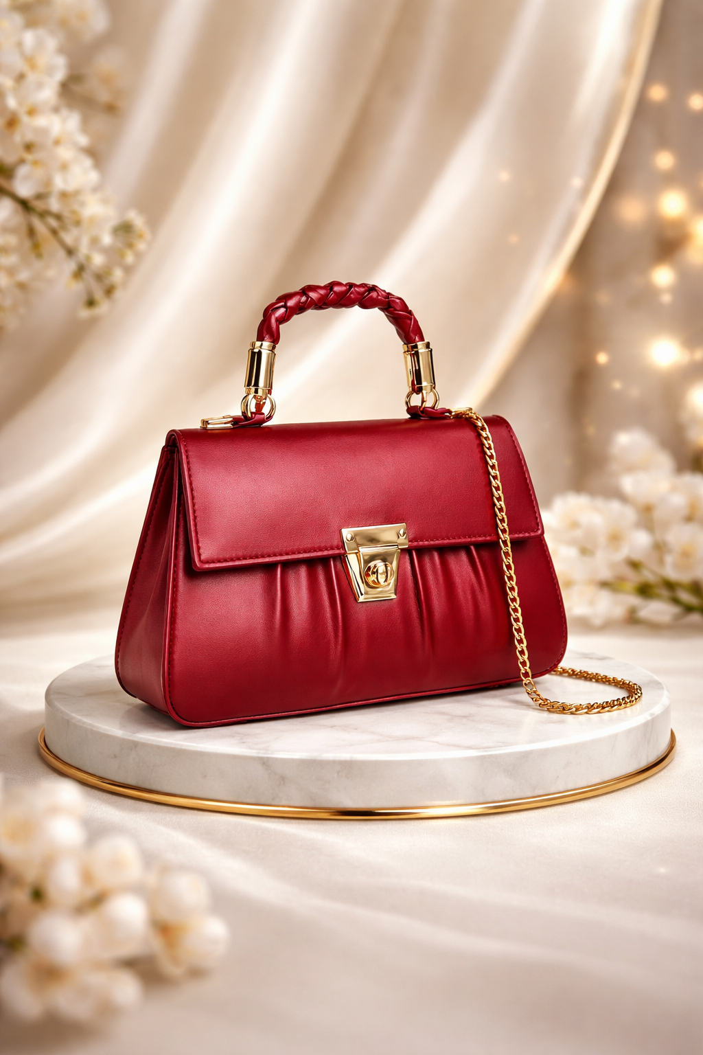 Ivory Luxe Elegance Handbag – Timeless Sophistication Redefined