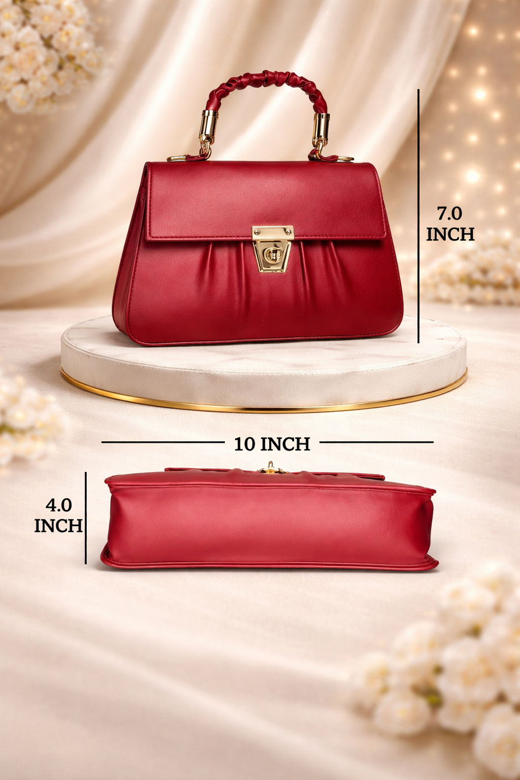 Ivory Luxe Elegance Handbag – Timeless Sophistication Redefined