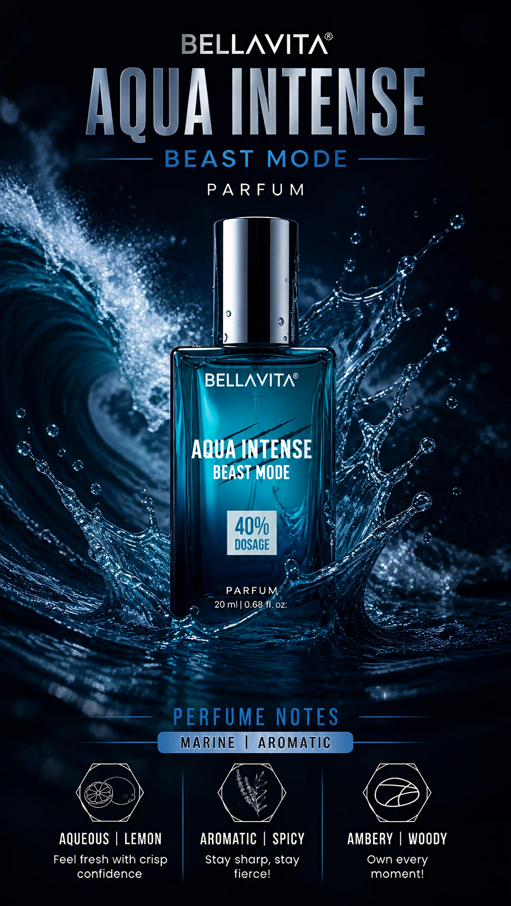 BELLAVITA Beast Mode Elite Collection
 Unleash Power. Command Attention
