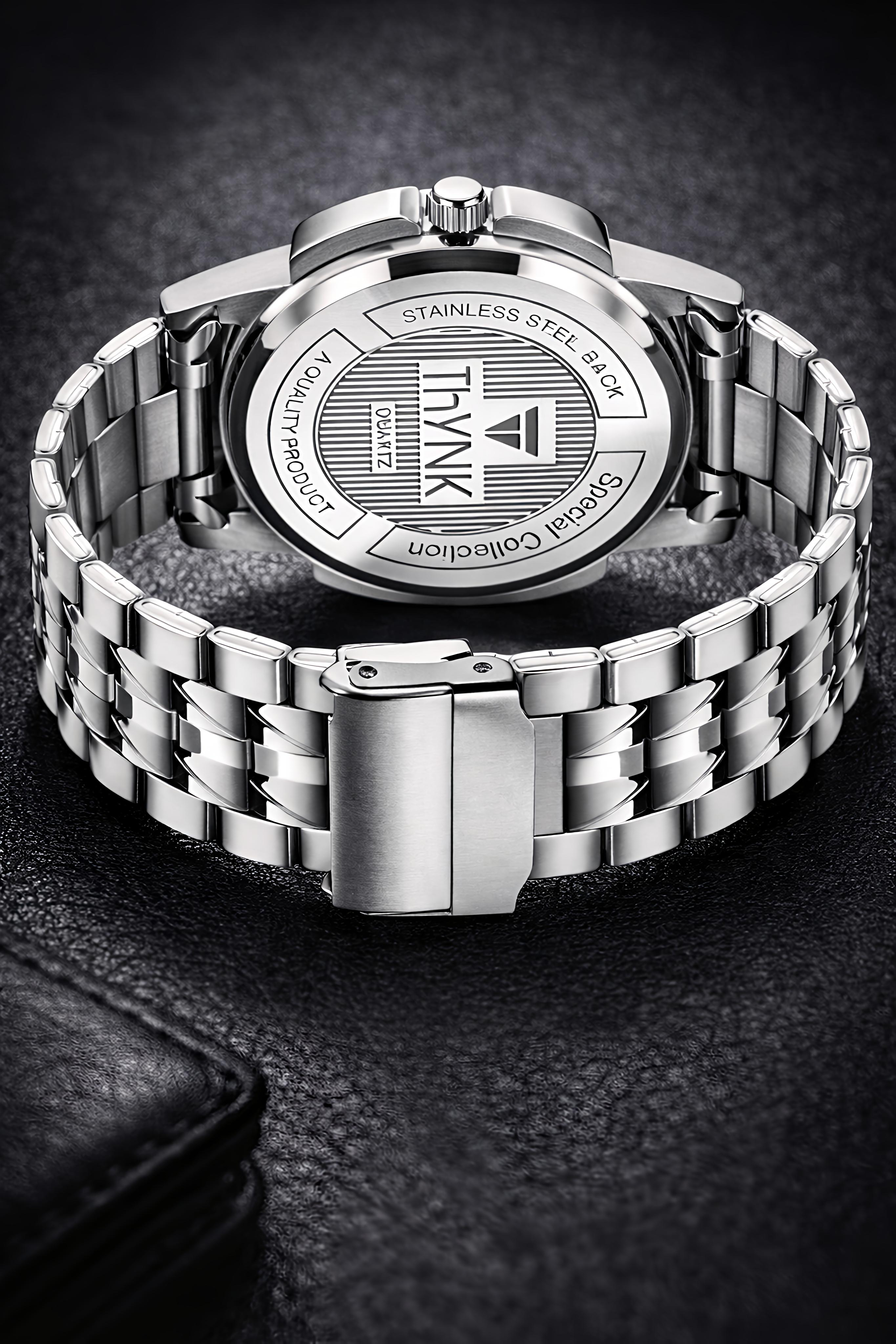 THYNK Imperial Black Dial Chronograph – Where Precision Meets Luxury